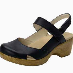 Alegria Tarah Black wedges size 37